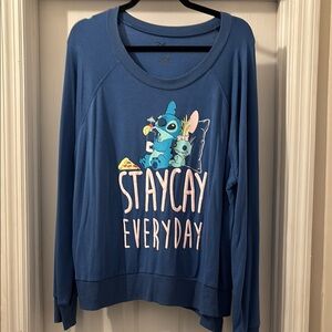 Disney Blue Stitch Sweater